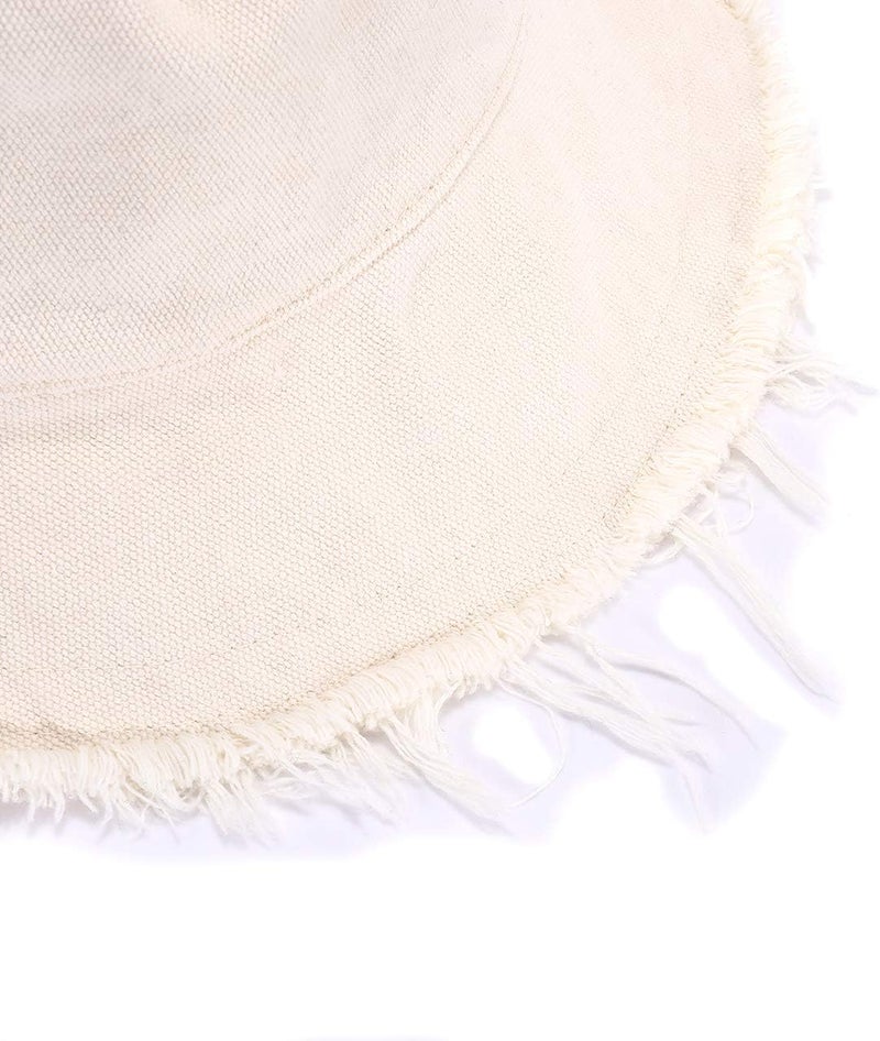 Boderier Sun Hats for Women Summer Casual Wide Brim Cotton Bucket Hat Beach Vacation Travel Accessories - Image 5